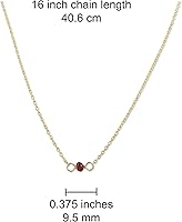 Vista 73 de Gargantilla de piedra natal – Regalo de cumpleaños, regalo para niña, mujer, amiga, hija, esposa, mamá, ella, joyas de piedras preciosas para uso