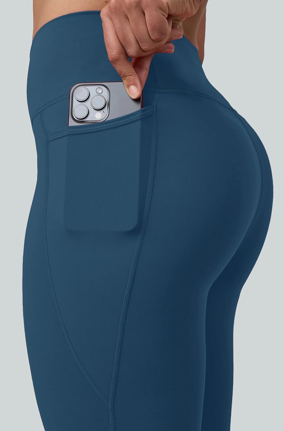 Olmlmt No Front Seam Workout Leggings for Women Tummy Control Butt Lifting Leggings Buttery Soft Gym Yoga Pants - Image 4