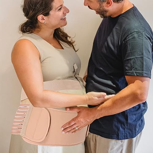 Miniatura 7 de ACCUBIO Cinturón de maternidad, soporte de vientre de maternidad, bandas para el vientre para mujeres embarazadas, banda de apoyo de maternidad