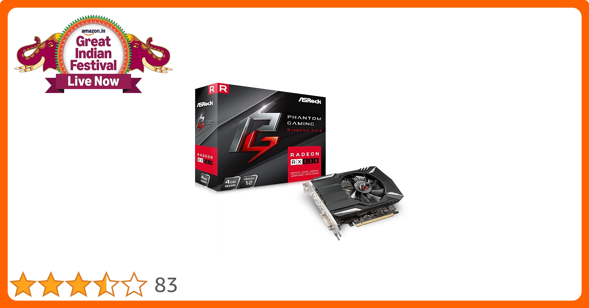 Amazon.in: Buy ASRock AMD pci_e_x8 Phantom Gaming Radeon