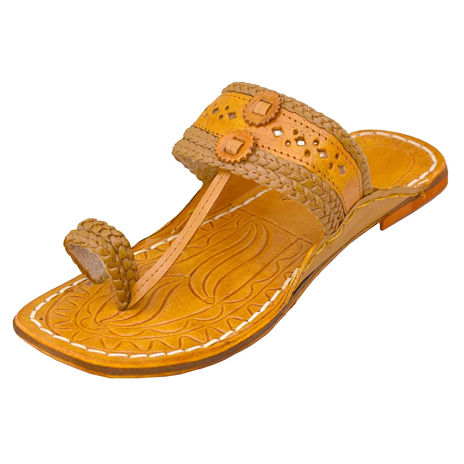 Kolhapuri Chappal for Men|Mens Kolhapuri Chappal for Men|kolapuri chapal Men-8 Yellow (B0BRB1DTNB) Amazon Price History, Amazon Price Tracker