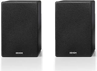 Denon SC-N10 Bookshelf Speakers | 2 x 65W | Award-Winning CEOL Series | Bass Reflex Port | Perfect for Smaller Rooms and Houses | Compatible with a Wide Range of Amplifiers and Receivers | Pair