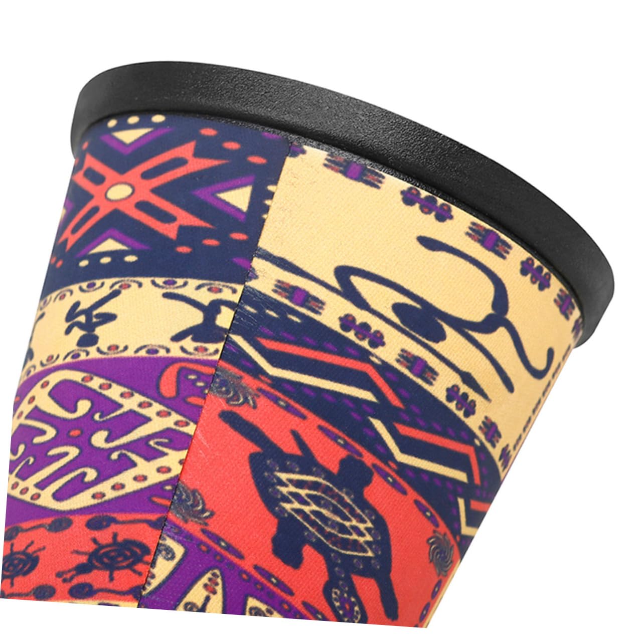 INOOMP Tamburo Djembe a Mano Per Ragazzo Ragazza 4 Pollici, Strumento a Percussione Leggero Per Principianti, Tamburo Africano Per Spettacoli e Lezioni Musicali Per Ragazzi e Ragazze