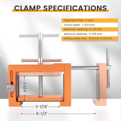 Miniatura 6 de Neitra Abrazadera de instalación de gabinete abrazaderas de gabinete para una instalación fácil y rápida del marco frontal de los gabinetes, garra