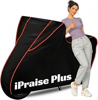Ultra-Bike Body Cover for iPraise Plus Dustproof Scratchproof - 100% Water Resistant Motorcycle Cover for Two Wheeler, Out... Price In India
