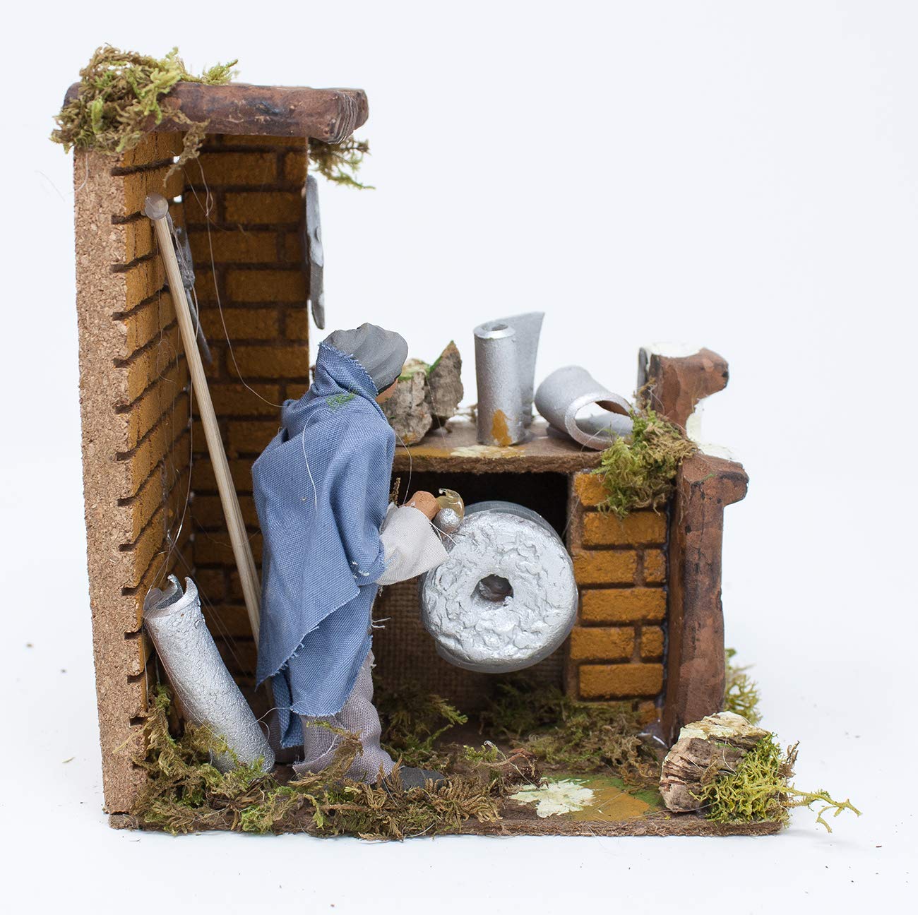 Joy Christmas Pastore per Presepe in Movimento L'Arrotino 42795