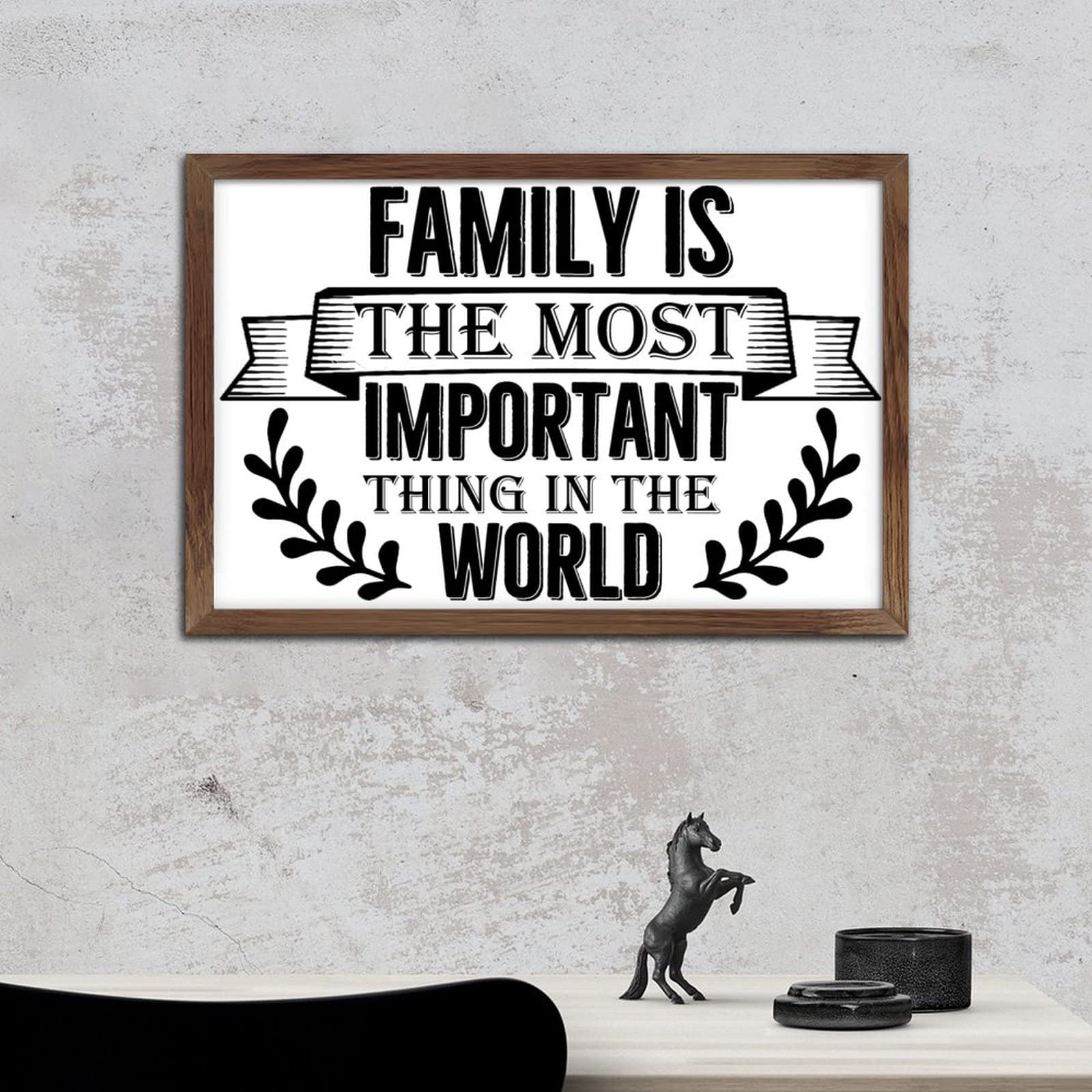 Amazon.com: Vintage Framed Wood Sign Plaque Family Is The