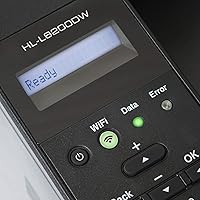 Vista 4 de Brother HL-L6200DW Wireless Monochrome Single-Function Laser Printer - Print only - 48 ppm, 1200 x 1200 dpi, Auto Duplex Printing, 8.5" x 14", 256MB