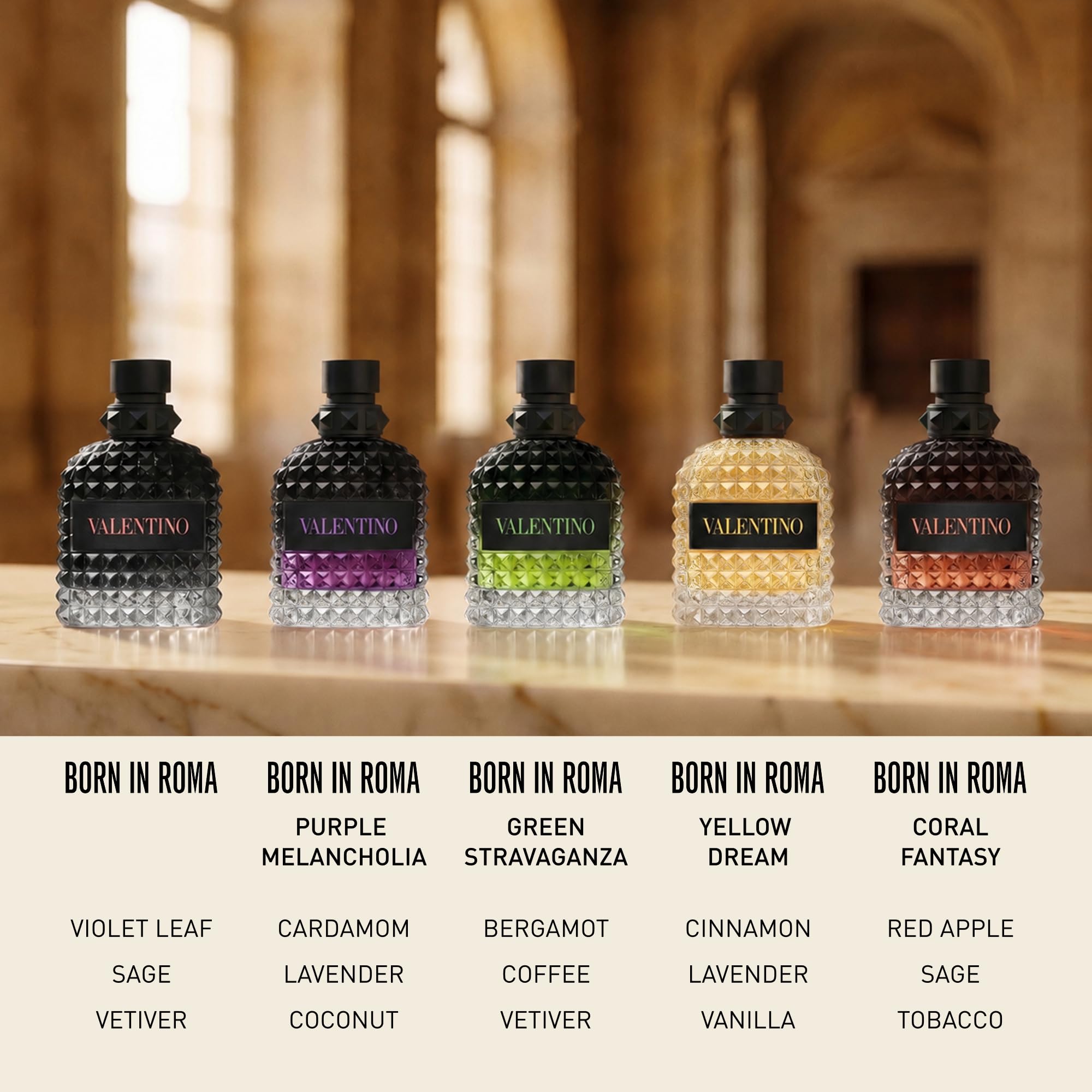 Valentino Uomo Born In Roma, eau de toilette dalla freschezza leggera, perfetta per chi preferisce note leggere e fresche, flacone da 100 ml pensato per accompagnare i gesti di benessere di ogni giorn