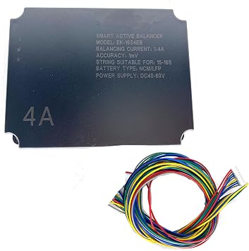 15S 16S 4A Active Equalizer 1mv Precision Li-on Lifepo4 LTO Lithium Battery Capacitor Balancer with Docking Adapter