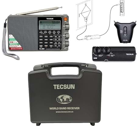 Amazon.com: Tecsun PL880 Portable Digital PLL Dual Conversion AM