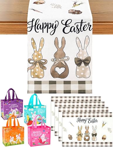 multiwins Easter Table Runner Set with 4 Table Mats &