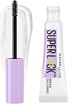 Maybelline Superlock Brow Glue Tinted, Waterproof Tinted Brow Gel, 24 Hour Wear, Sculpted Brows, No Falling Or Flaking, Non-Sticky Finish, Shade: Clear, 7 ml