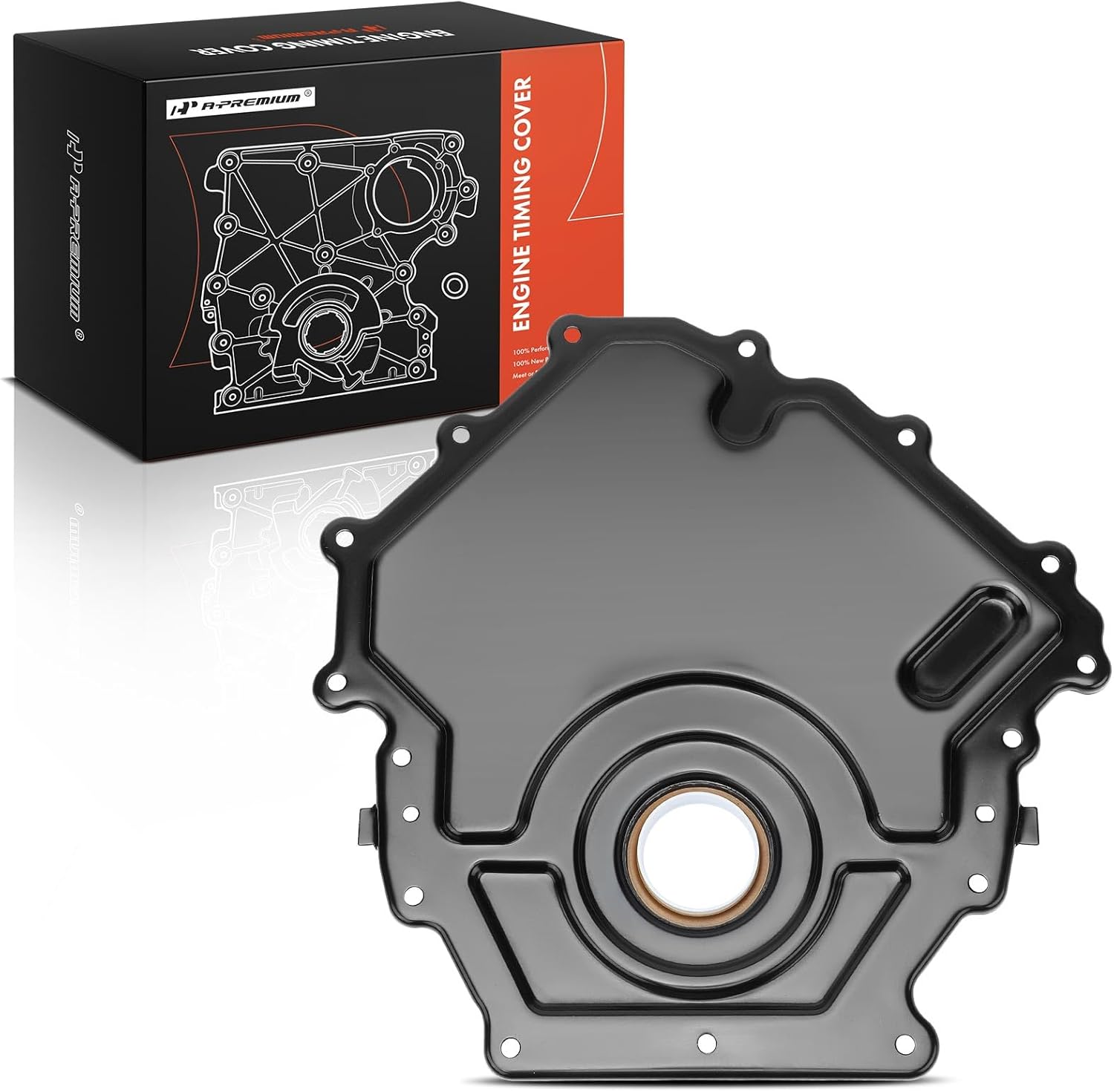 A-Premium Engine Timing Cover Compatible with Buick Lucerne 2006-2011 & Cadillac DTS 2006-2011, DeVille 1998-2005, Eldorado 1998-2002, Seville 1994-2004 & Oldsmobile Aurora & Pontiac Bonneville