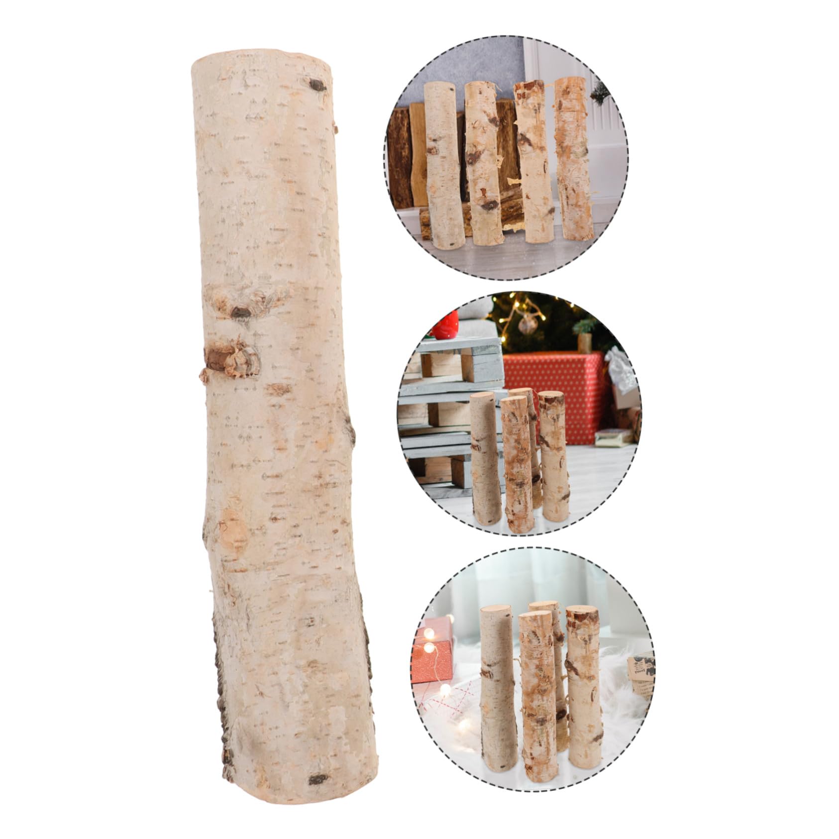 PLAFOPE 4 Pezzi Tronchi Di Per Decorazioni Da Stufa, Legno Naturale Per Artigianato e Fai Da Te, Rami Secchi Flessibili Per Composizioni Creative e Decorazione Casa