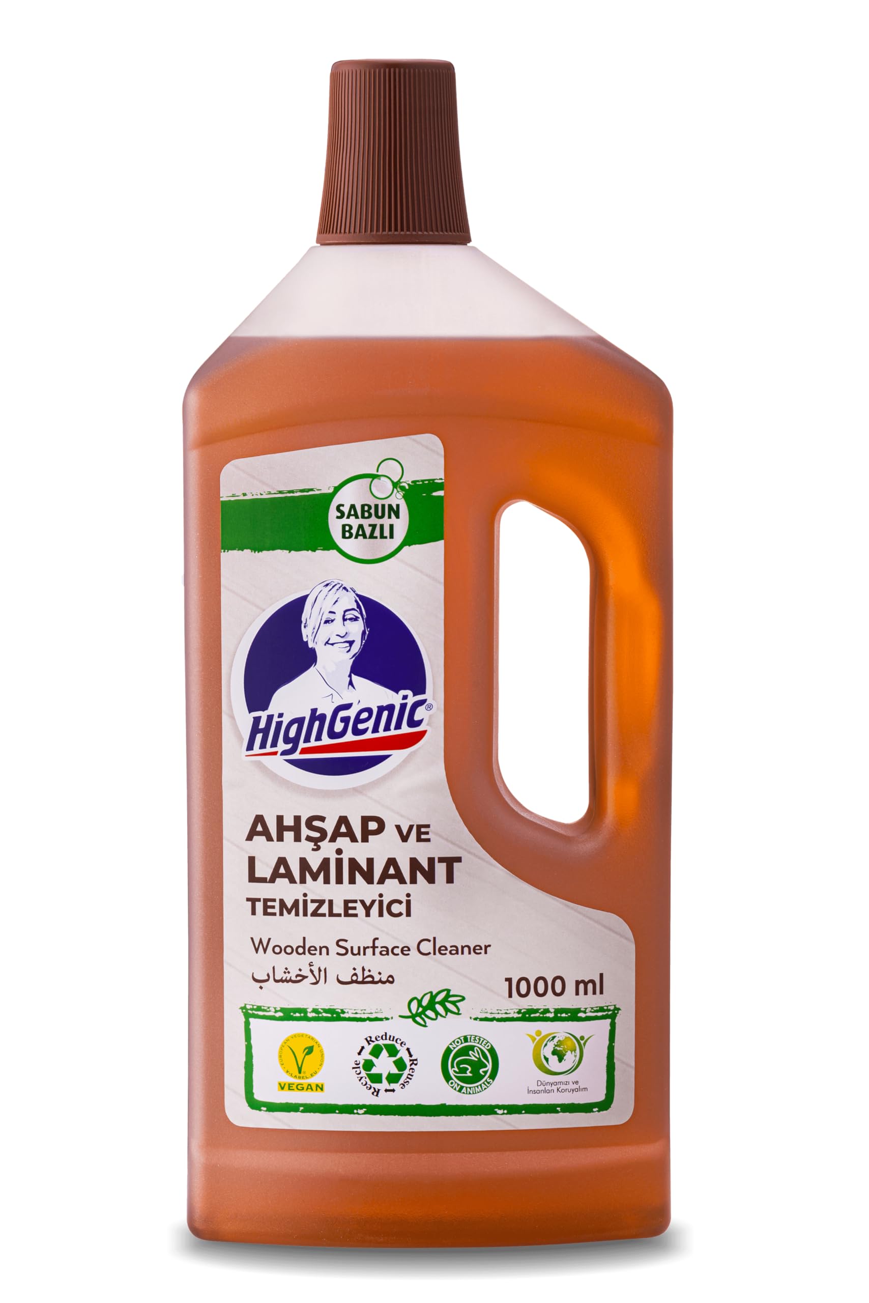 Highgenic Ahşap ve Laminant Temizleyici, 1000 Mililitre