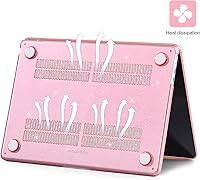 Vista 33 de EooCoo Funda compatible con MacBook Air de 15 pulgadas M5 2026 2025-2023 Release M4 M3 M2 modelo A3448 A3241 A3114 A2941, carcasa rígida de negro