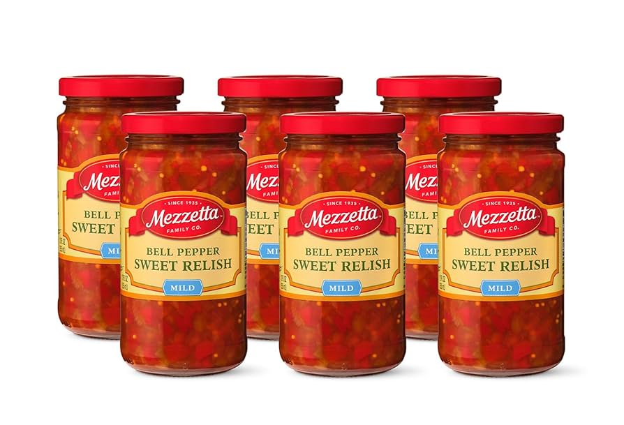 Amazon.com : Mezzetta Bell Pepper Sweet Relish | Mild Heat
