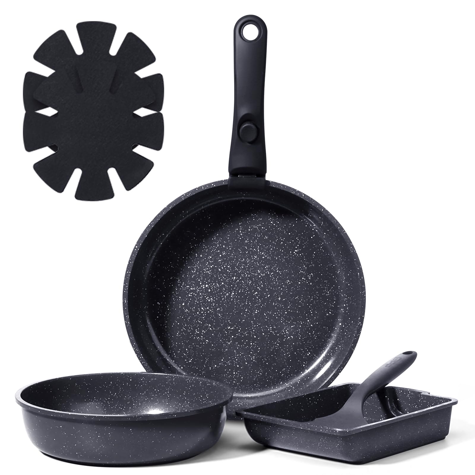 Amazon.co.jp: GiPP セラミックコーティング フライパン セット 7点 IH