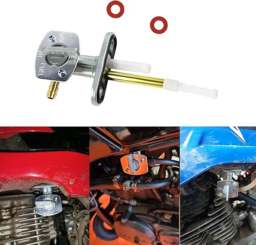 Miniatura 5 de Wai Danie Interruptor de válvula de combustible de gasolina compatible con Yamaha Blaster 200 YFS200 TTR250 TTR230 TTR125 TTR225 XT600 WR250F WR400F
