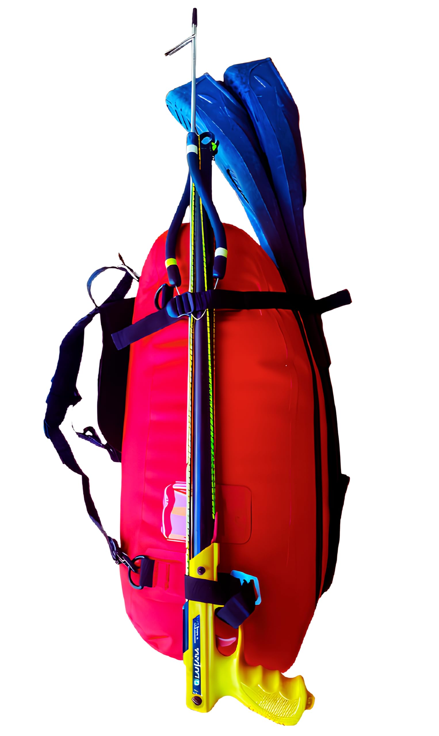DiVONEA | Zaino impermeabile XL trasformabile in boa di segnalazione per immersioni - Accessori inclusi