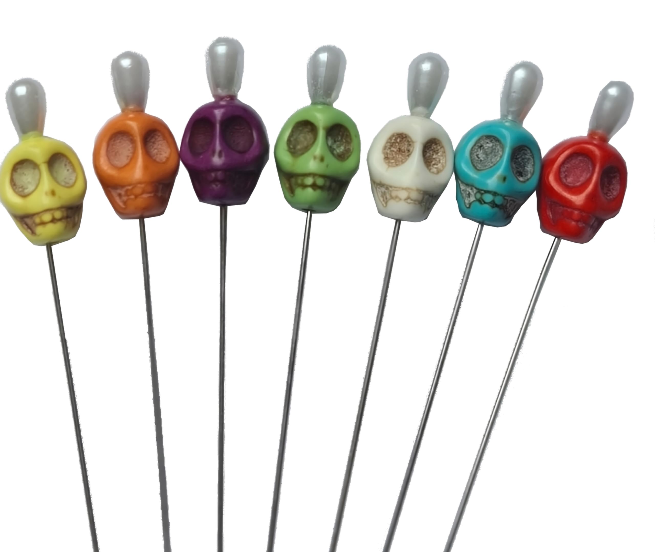 Mapanoli Voodoo Puppen Set XL – Schwarz & Weiß mit Nadeln, Totenkopf-Nadeln und Schlüsselanhänger – Humorvolles Deko- und Geschenkset