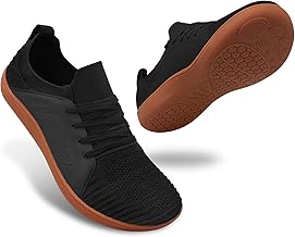relxfeet Men's Barefoot Shoes Minimalist Cross-Trainer Shoes Wide Toe Walking Shoes Zero Drop Sole Trail Running Sneakers