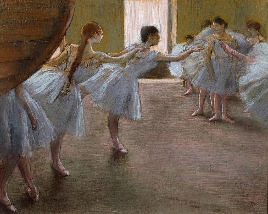 Répétition de ballet par Edgar Degas - Affiche impression d'art 60x90cm - 5