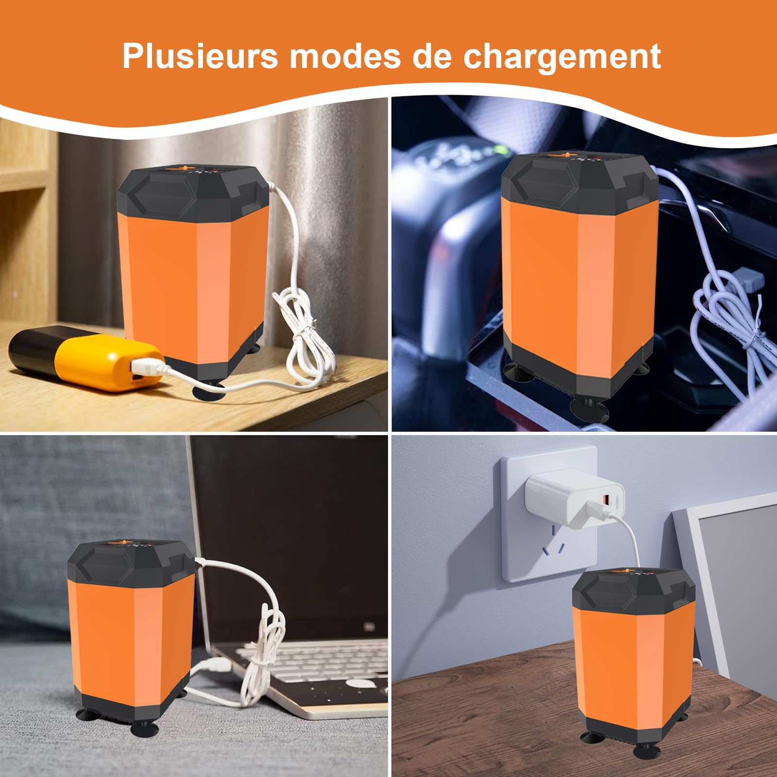 Douche Solaire,Douche Camping,Douche Solaire Camping 5400 mAh, avec Affichage de la température, désinfection UV, adaptée au Camping, à la randonnée, à la Plage