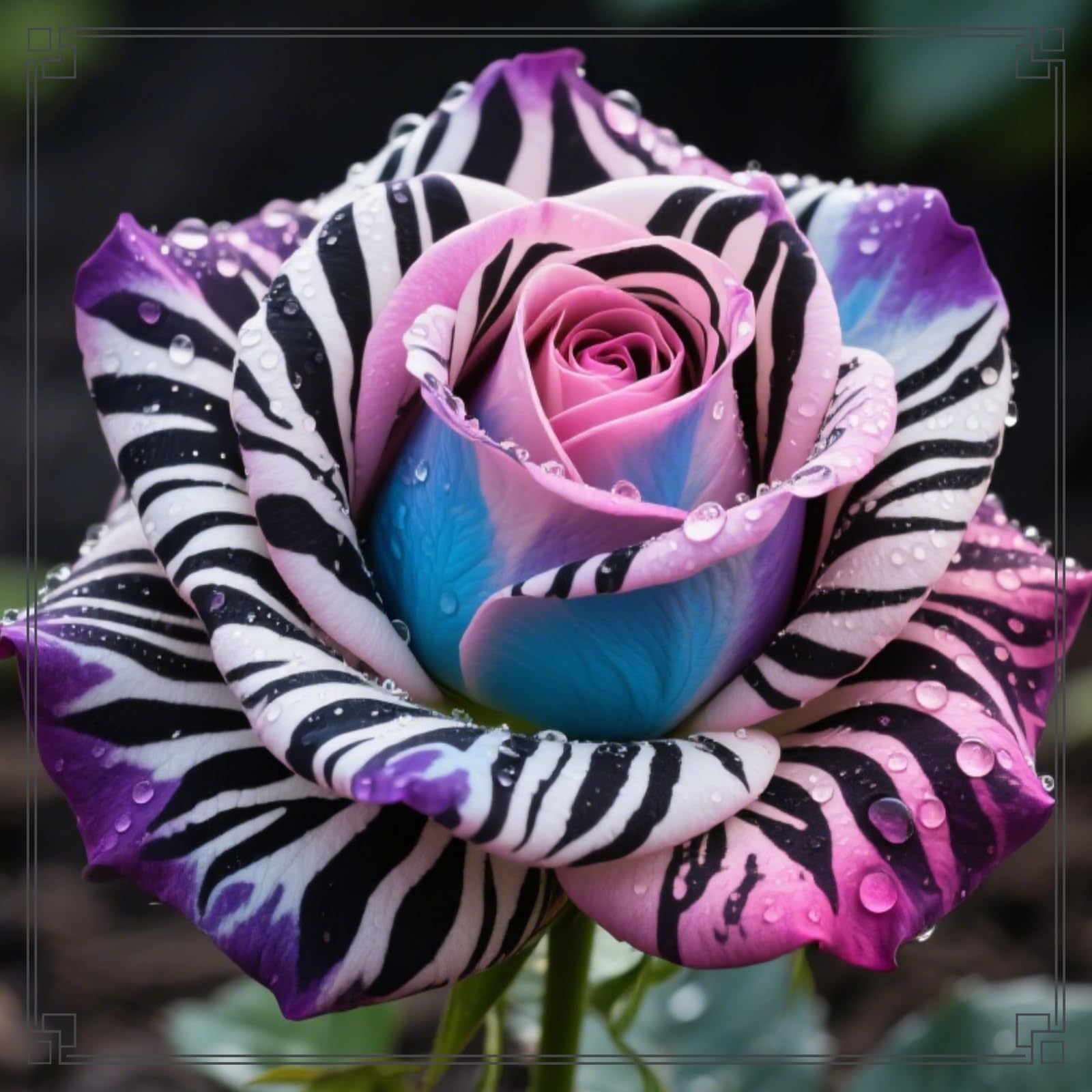 Hardy Perennial Brilliant Rose Bulbs Mix UK,Fragrant Garden Rare Roses/Perennial Rose Rhizomes for Home Gardening,Landscape Design Plants,Indoor and Outdoor Potted.-1rhizome-E