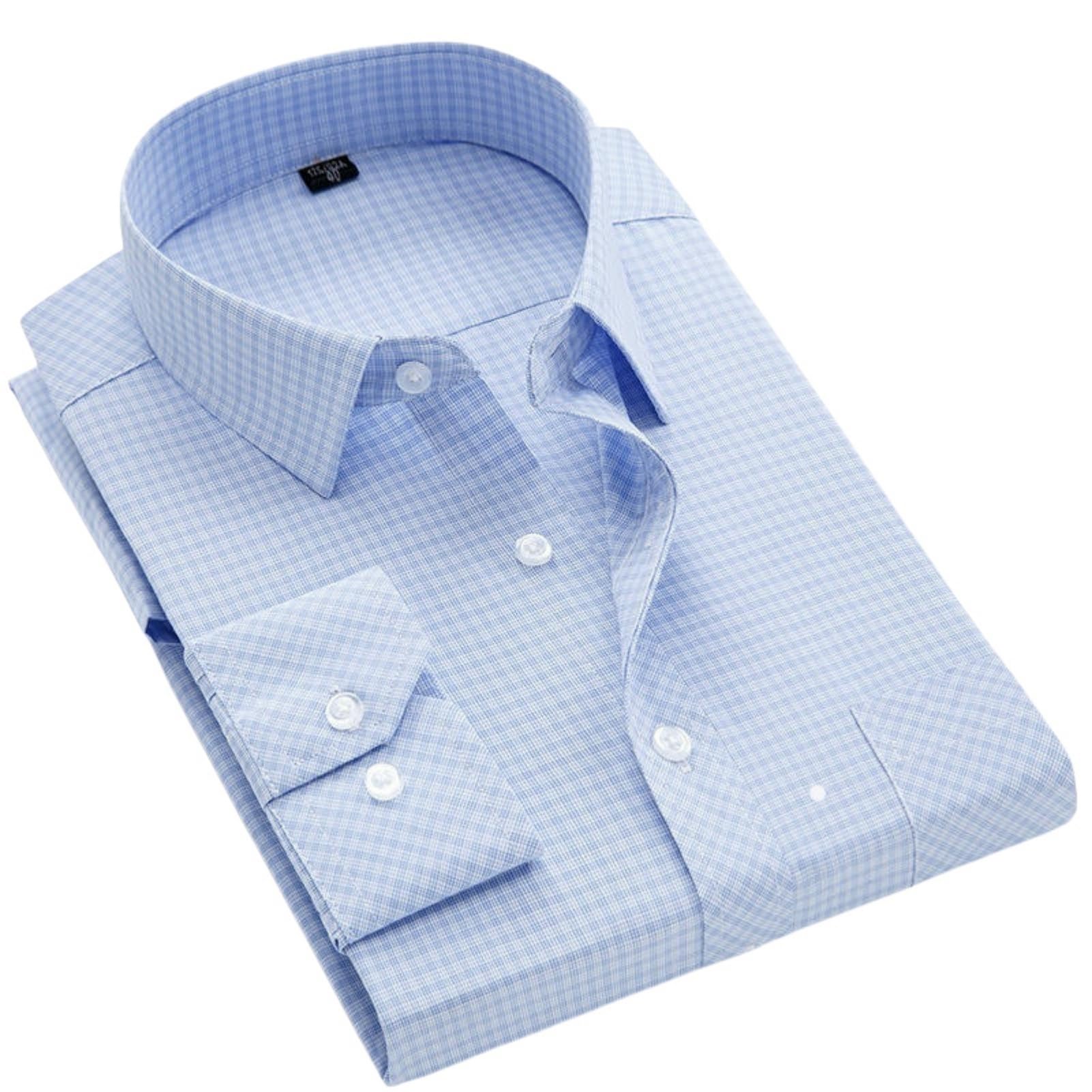 Camicia da uomo a maniche lunghe per primavera e autunno