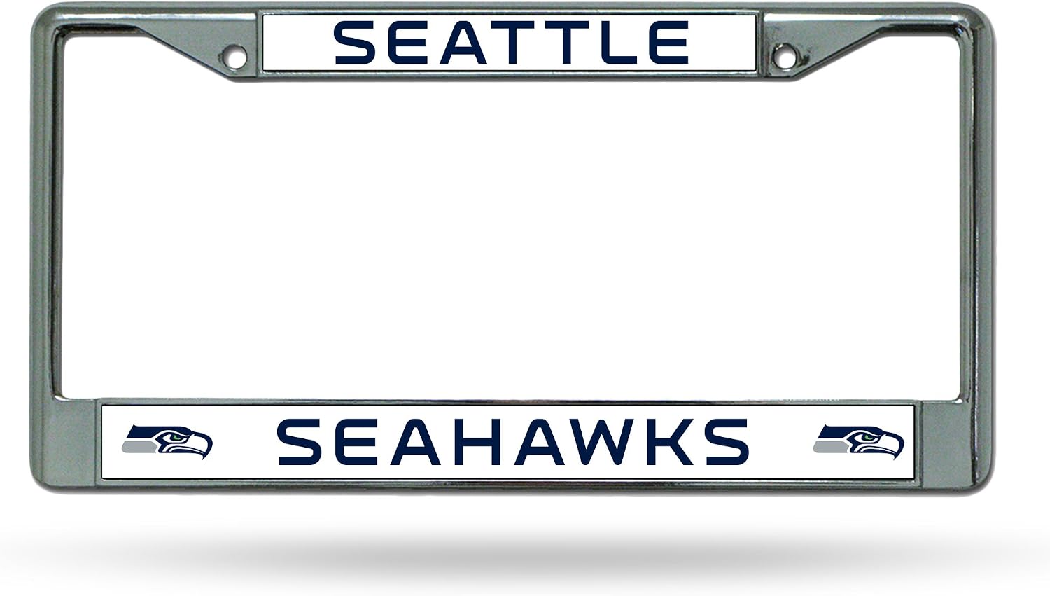 Rico Industries NFL Unisex-Adult Standard Chrome License Plate Frame