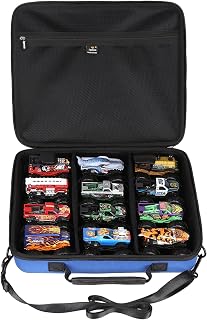 Aproca Hard Storage Travel Case, for Hot Wheels Monster Trucks 1:64 Scale Die-Cast Ultimate Chaos 12 Pack Toy Vehicles