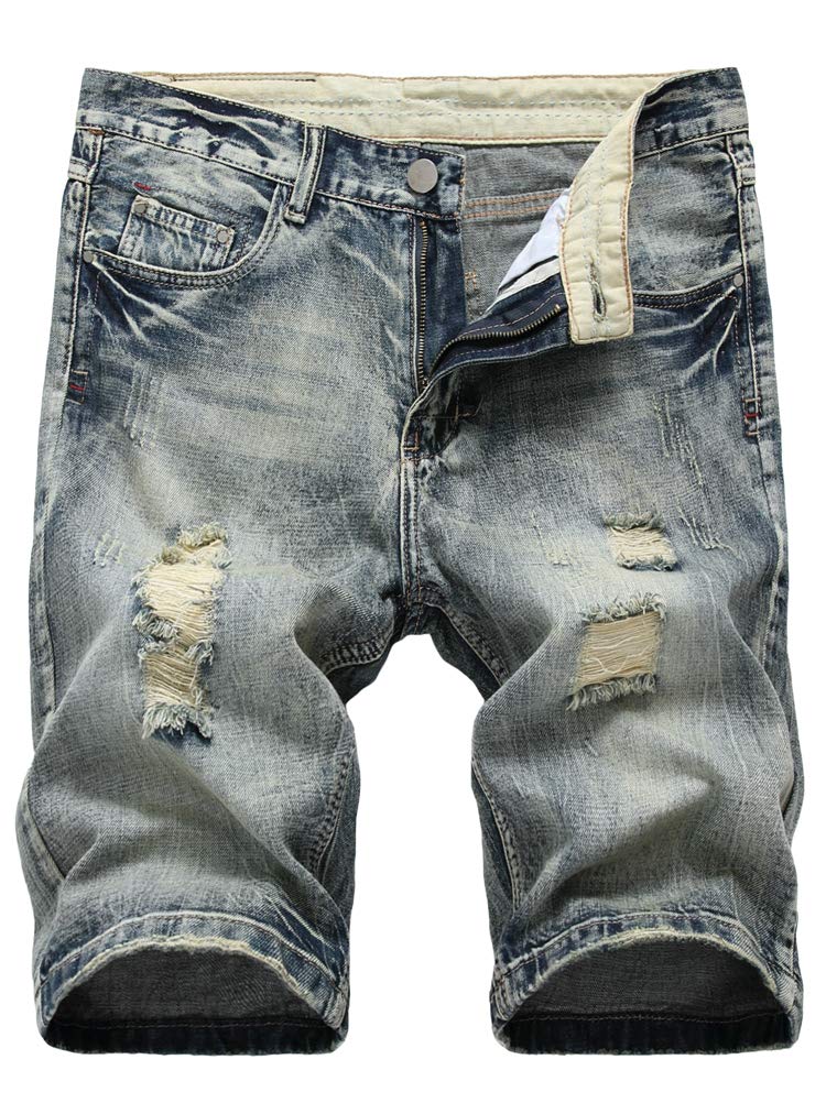 Distressed Shorts Levi Ripped Jean Shorts Mens Mens Levis Blue