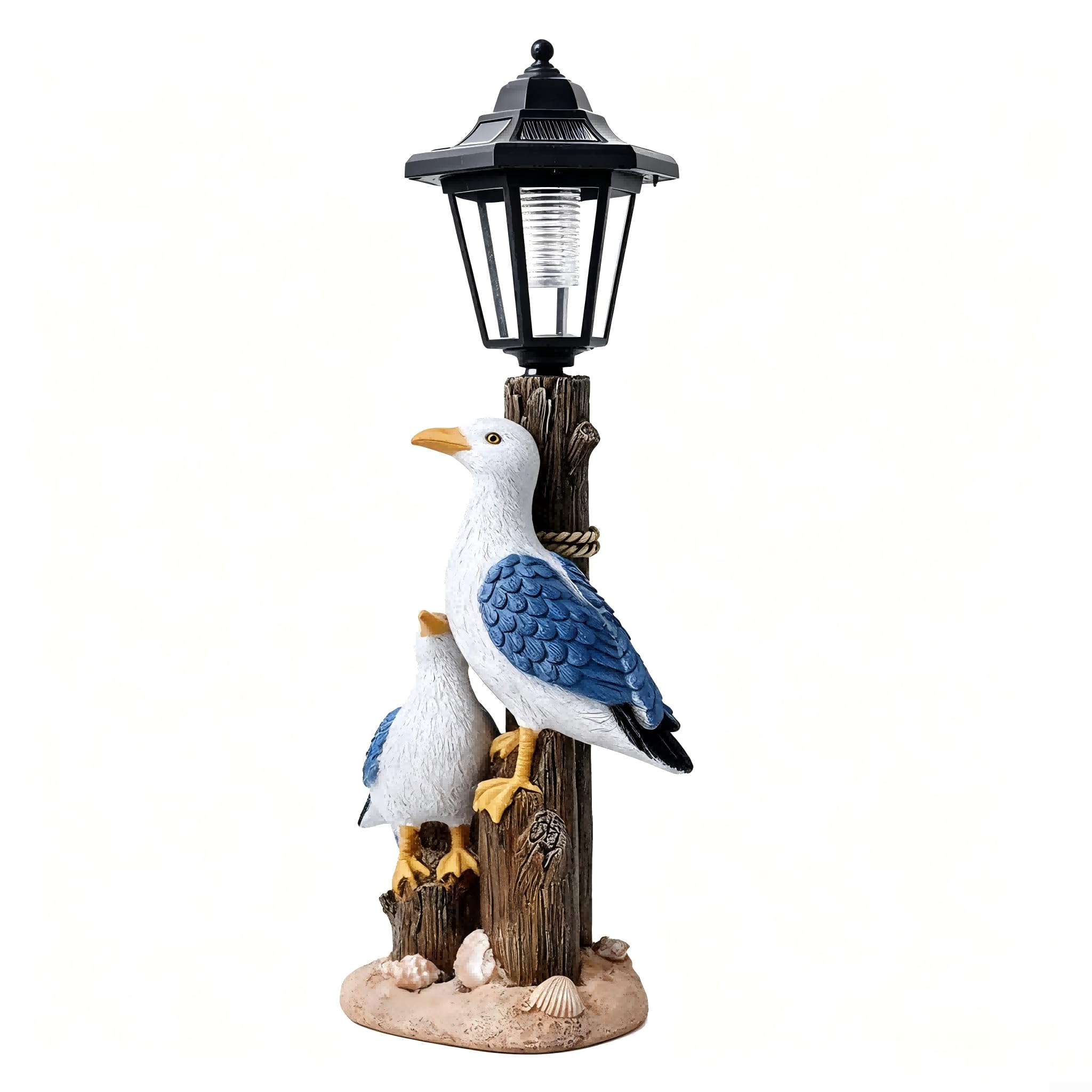 per decorazione per giardino per solare Pellicano Resina 42cm