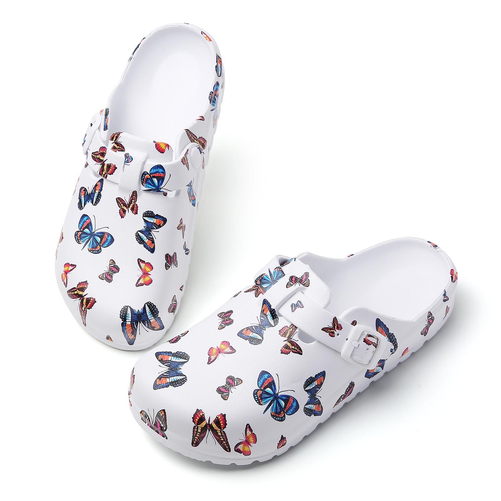 Damskie buty ogrodowe, wygodne, lekkie chodaki, z wkładką EVA, do kuchni, ogrodu, szpitala, wewnątrz i na zewnątrz