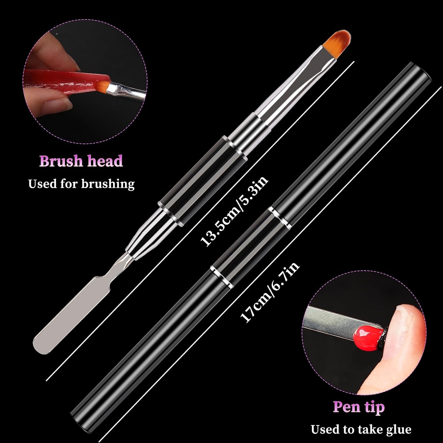 120 PCS Dual Nail Forms with 100 PCS Nail Forms for Gel Nail Poly 24 PCS Duet System Forms, Full Cover Long Coffin Nail Forms for Builder Gel Nail Art Design Salon&DIY/042