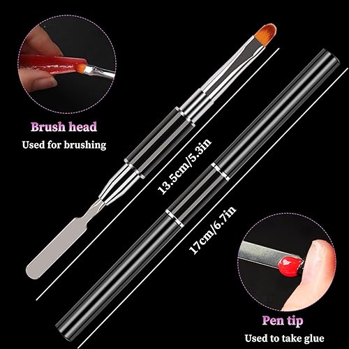 Miniatura 4 de 120 formas de uñas dobles con 100 formas de uñas para uñas de gel, 24 formas de sistema dúo, formas de uñas largas de cobertura completa para uñas