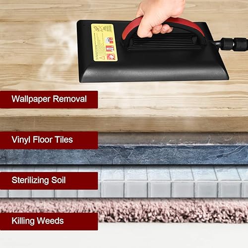 Miniatura 3 de Moccha - Pelacapeles, limpiador sin productos químicos con largo tiempo de funcionamiento, incluye 2 asas, herramienta de vapor portátil para papel