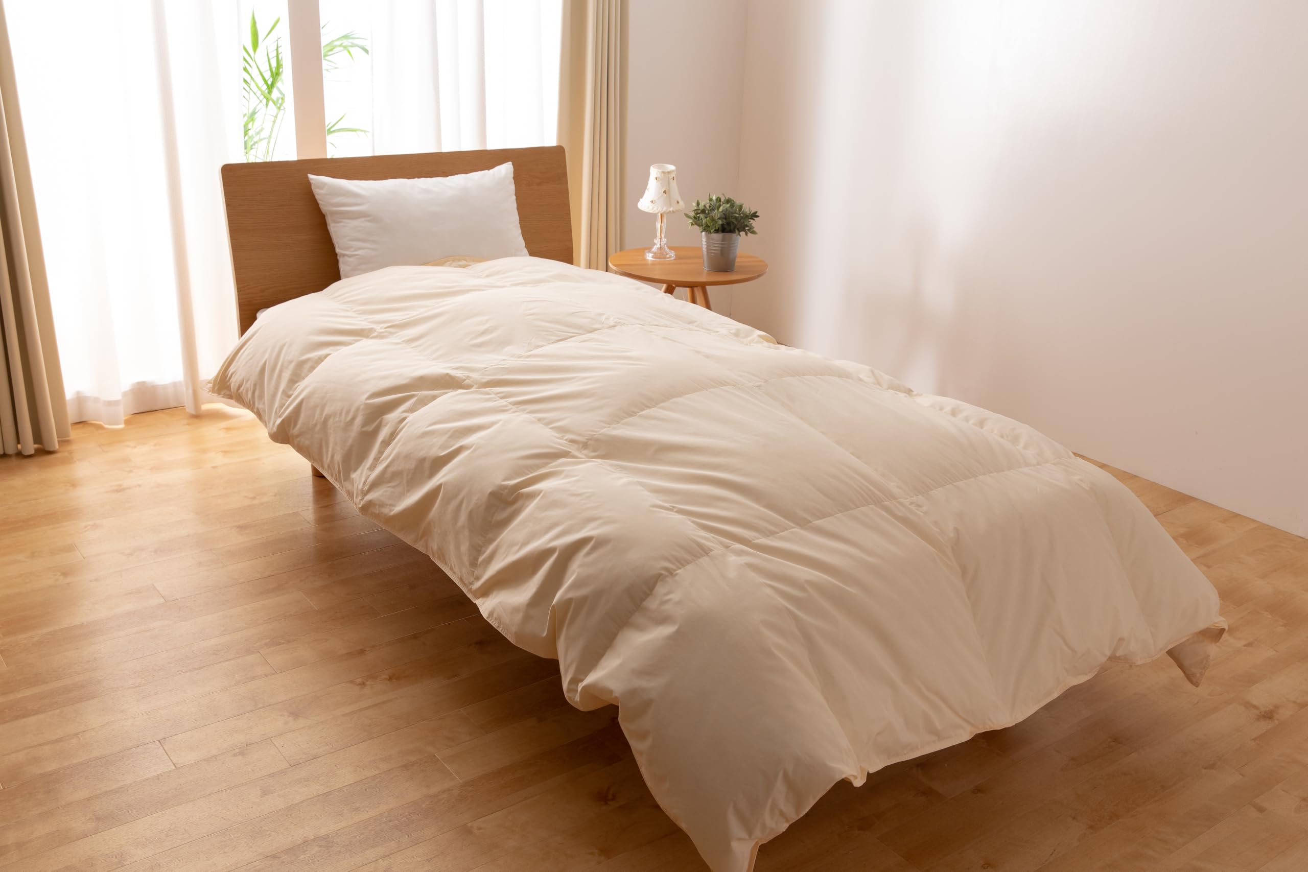 Amazon｜甲州羽毛ふとん 8020シリーズ 肌掛けふとん ホワイトダック