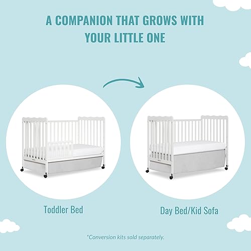 Miniatura 5 de Dream On Me Carson Classic - Cuna convertible 3 en 1 en color blanco