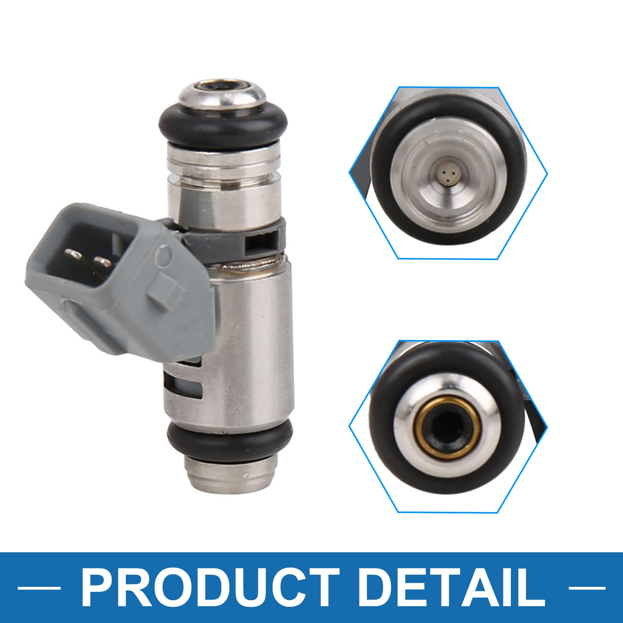 A ABSOPRO Iniettore Carburante per Ford Fiesta 2001-2008 per Ford Ka 1996-2009 Hatchback 1.3L