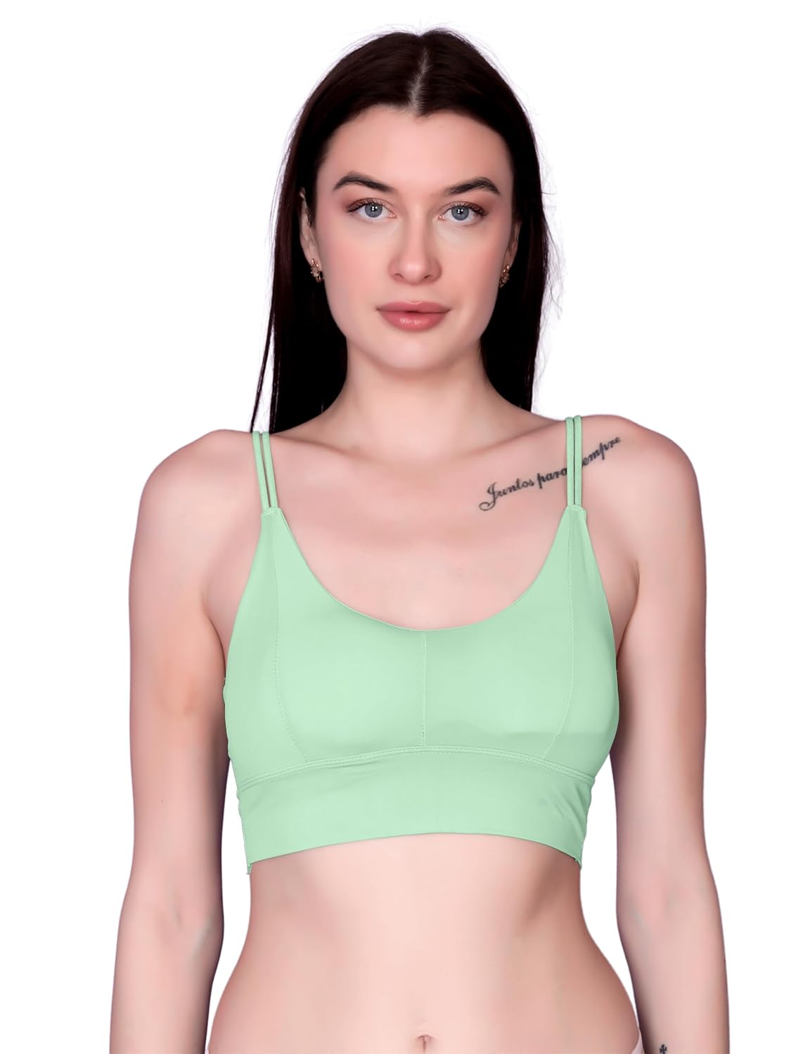 Spiati Women’s Spandex Lightly Padded Non-Wired Bralette Bra – Seamless, soft and lightweight design for all day comfort, ideal for comfort, casual wear and everyday comfort Spiati Women’s Spandex Lightly Padded Non-Wired Bralette Bra – Seamless, soft and lightweight design for all day comfort, ideal for comfort, casual wear and everyday comfort