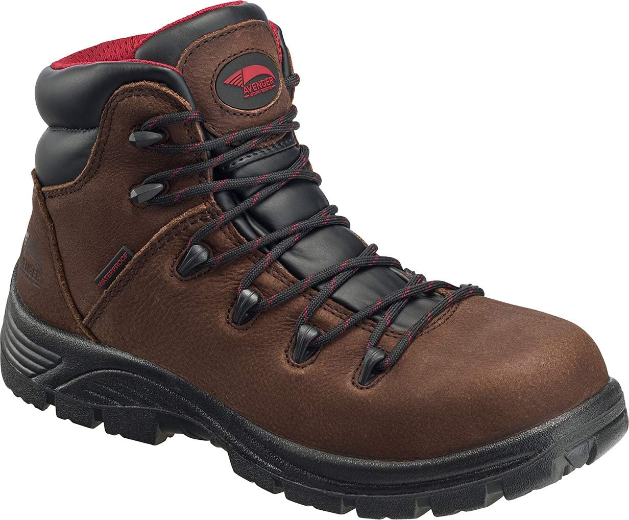 Avenger Work Boots mens Framer 6" Composite Toe Puncture Resistant Waterproof Work Boot