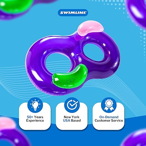 Miniatura 8 de Swimline Flotador para tumbona de piscina lado a lado