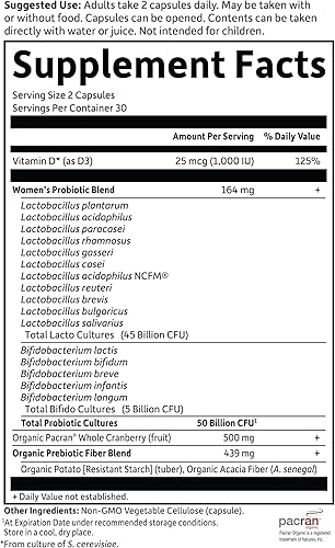 Miniatura 6 de Garden of Life Dr Formulated Probiótics Urinary Tract - Acidophilus Probiotic apoya la salud del tracto urinario el equilibrio digestivo sin gluten