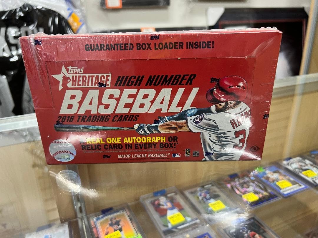 2016 Topps Heritage High Number Baseball Hobby Box - Factory Sealed