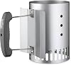 Weber Compact Rapidfire BBQ Fireplace Lighter, 15cm | Aluminum BBQ Fire Starter with Two Safety Handles | Steel BBQ Coal Burner | Weber BBQ accessories - small 7447 [energy class A]