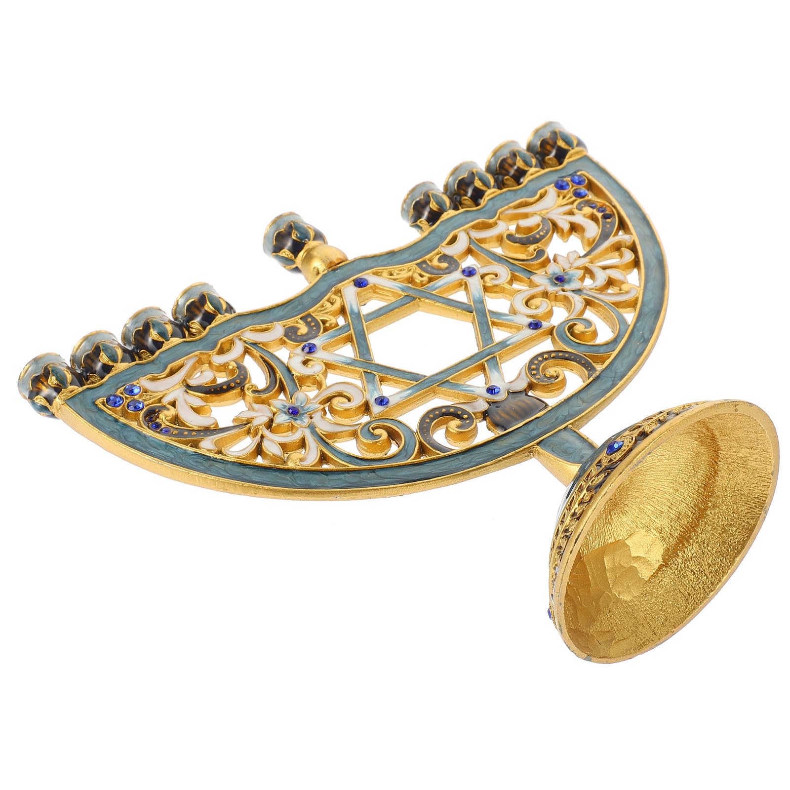 Bougeoir de table pour Hanouka, un cadeau délicat en alliage