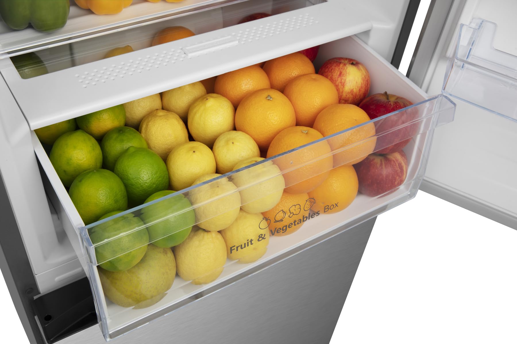 Hisense MC60336CI Frigorifero Combinato Total No Frost, Inox, 200x60 cm, Risparmio Energetico Classe C, Grande capacità 336L, Bassa Rumorosità 35db, Porta reversibile, Motore inverter
